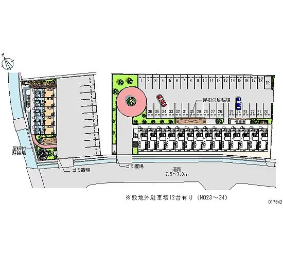 ★手数料０円★加古川市平岡町一色　月極駐車場（LP）